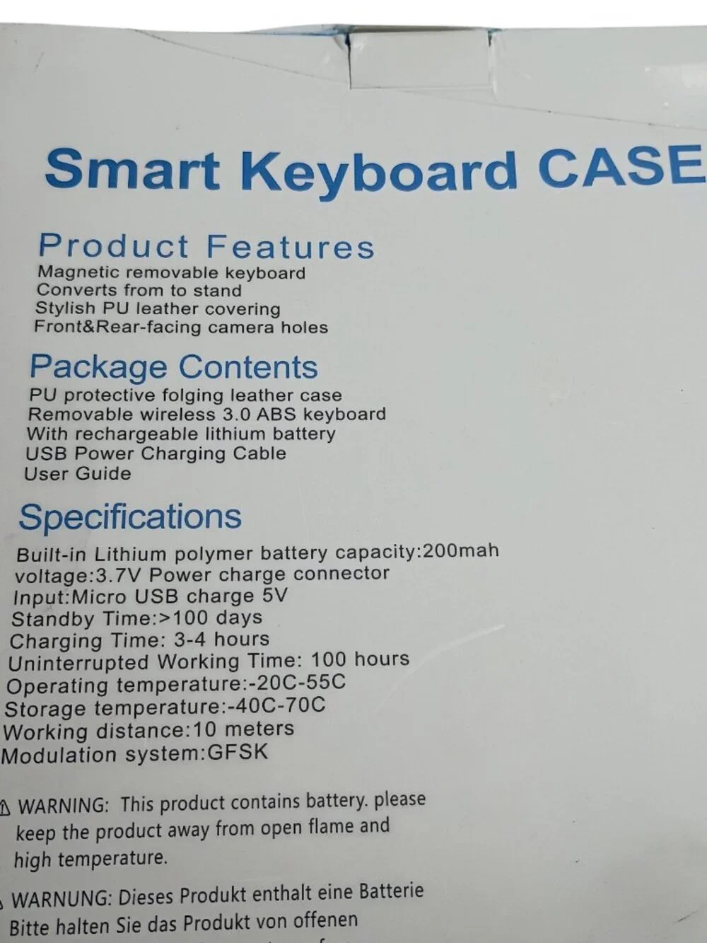 Smart Keyboard CASE Apple iPad 10.2-inch compatible with 7th, 8th & 9th models